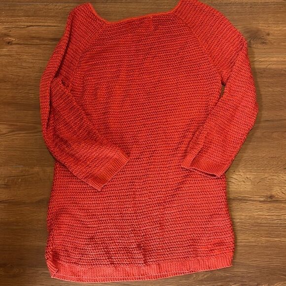 Coincidence & Chance Orange Easy Stitch Pullover - Picture 7 of 8